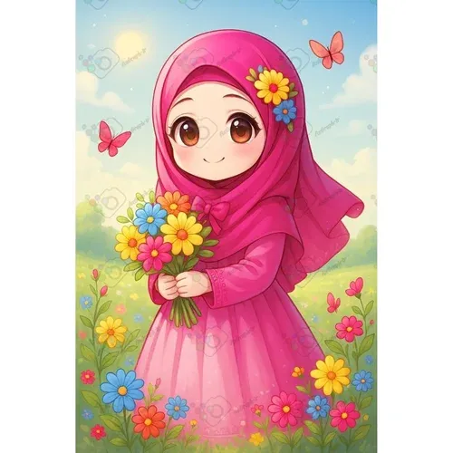  عکس دختر با حجاب فانتزی