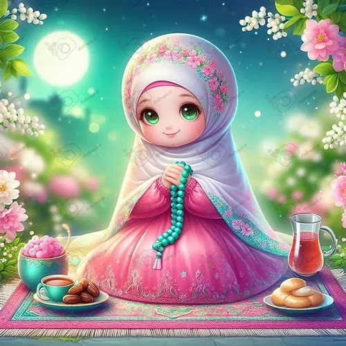  عکس دختر با حجاب فانتزی
