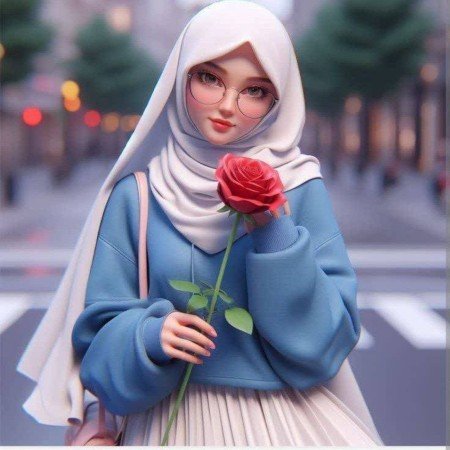  عکس دختر با حجاب فانتزی برای پروفایل