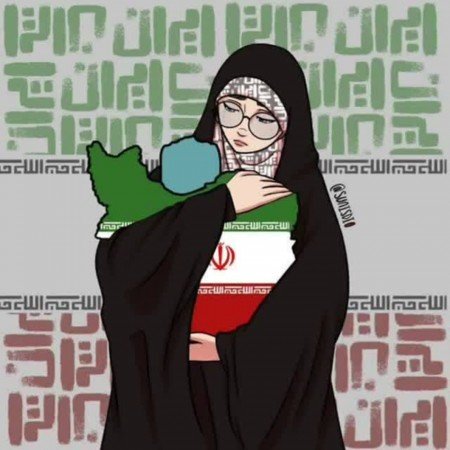  عکس دختر با حجاب عروسکی