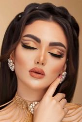  عکس مدل آرایش عروس عربی