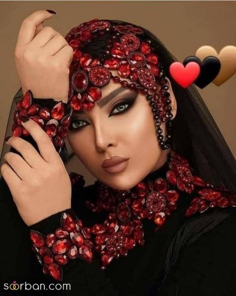  عکس میکاپ عربی خلیجی