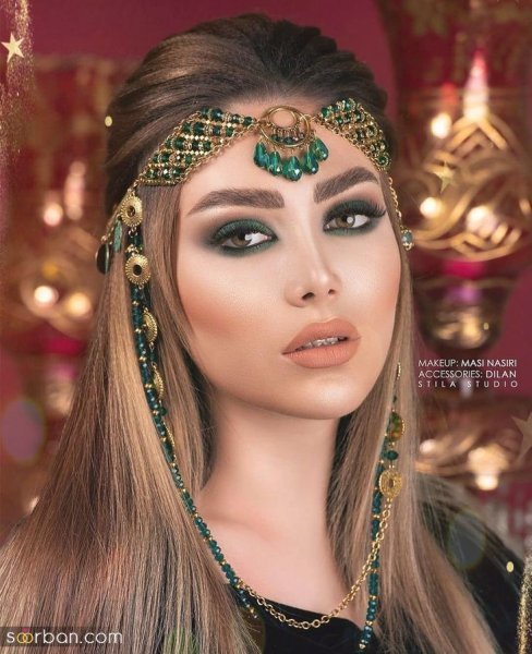  عکس میکاپ عربی خلیجی