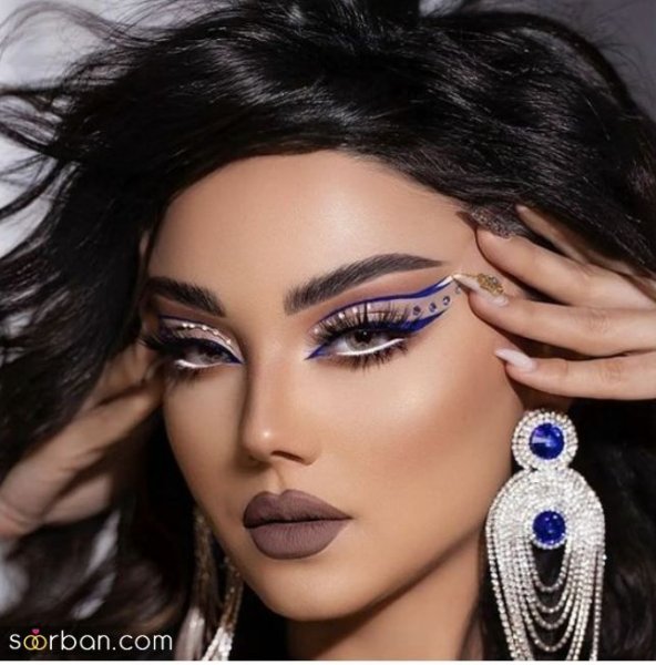  عکس میکاپ عربی خلیجی