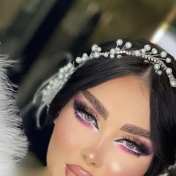 70 عکس میکاپ عربی عروس
