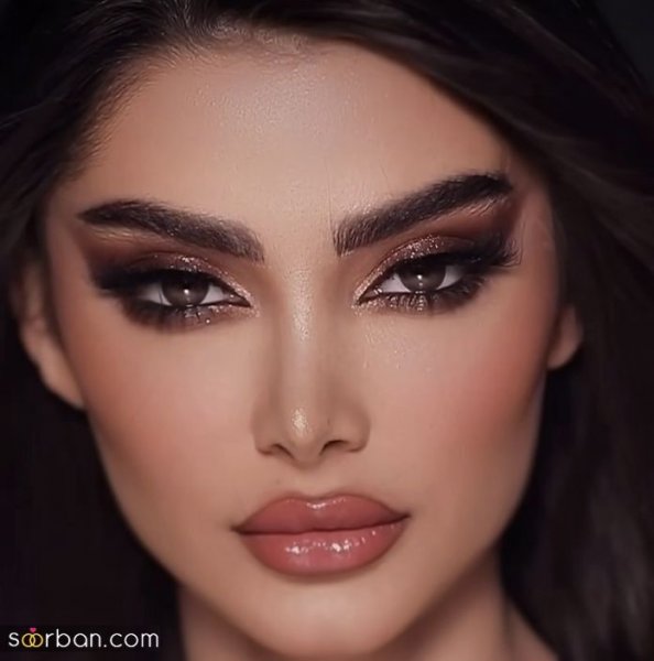 عکس میکاپ عربی عروس اینستاگرام