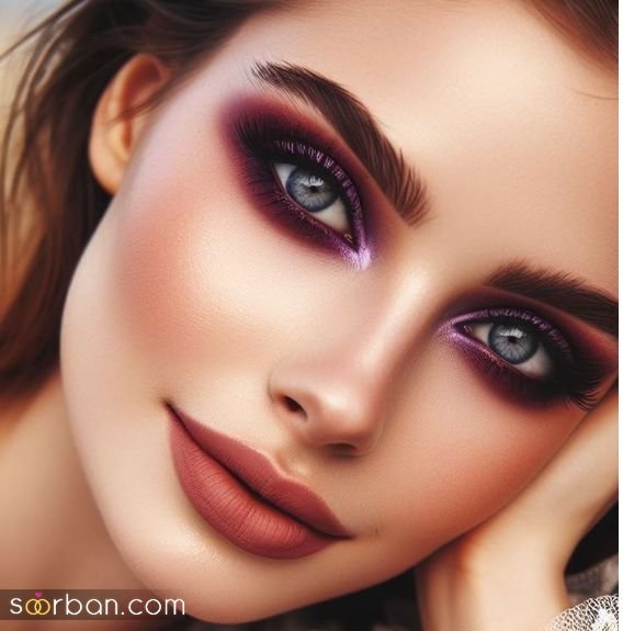 عکس میکاپ عربی عروس اینستاگرام