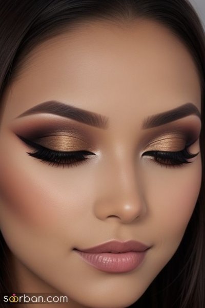 عکس میکاپ عربی عروس اینستاگرام
