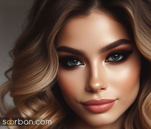 عکس میکاپ عربی عروس اینستاگرام