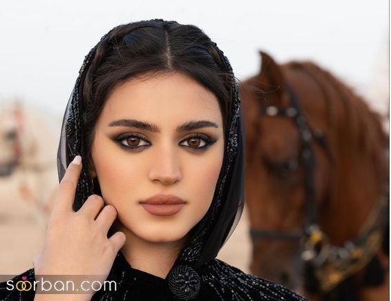 عکس میکاپ عربی عروس اینستاگرام
