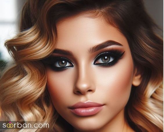 عکس میکاپ عربی عروس اینستاگرام