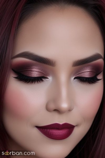 عکس میکاپ عربی عروس اینستاگرام
