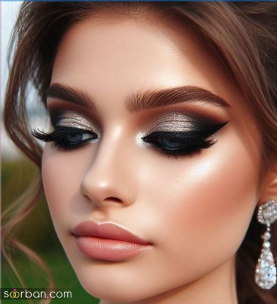 عکس میکاپ عربی عروس اینستاگرام