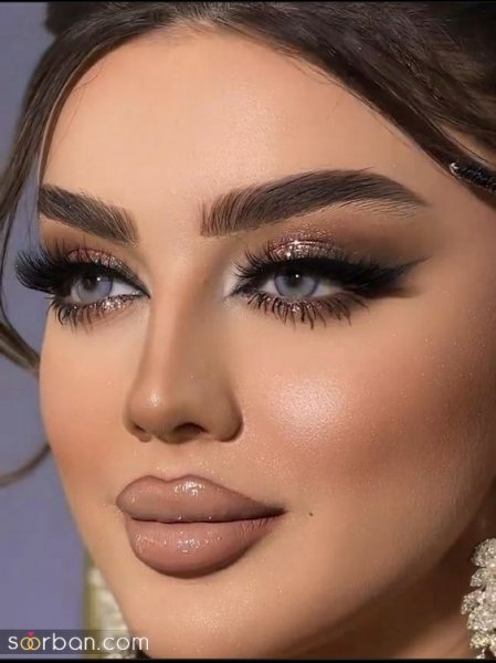 عکس میکاپ عربی عروس اینستاگرام