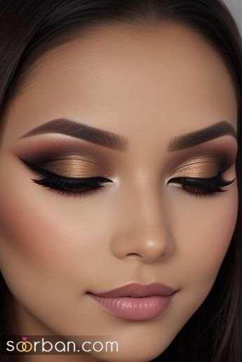 عکس میکاپ عربی عروس اینستاگرام