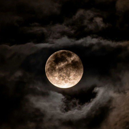  عکس ماه در شب واقعی