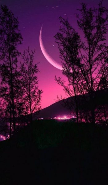  عکس ماه در شب واقعی