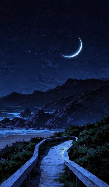  عکس ماه در شب واقعی