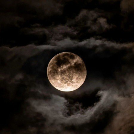  عکس ماه در شب واقعی