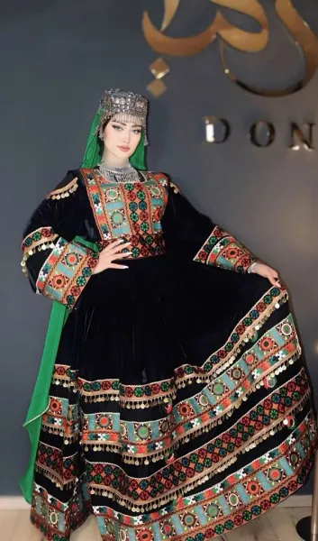 عکس لباس افغانی جدید