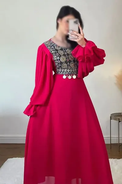 عکس لباس افغانی جدید دخترانه