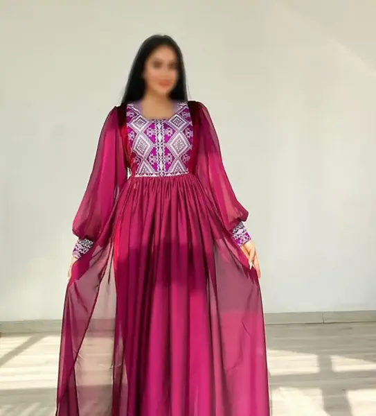 عکس لباس افغانی جدید دخترانه