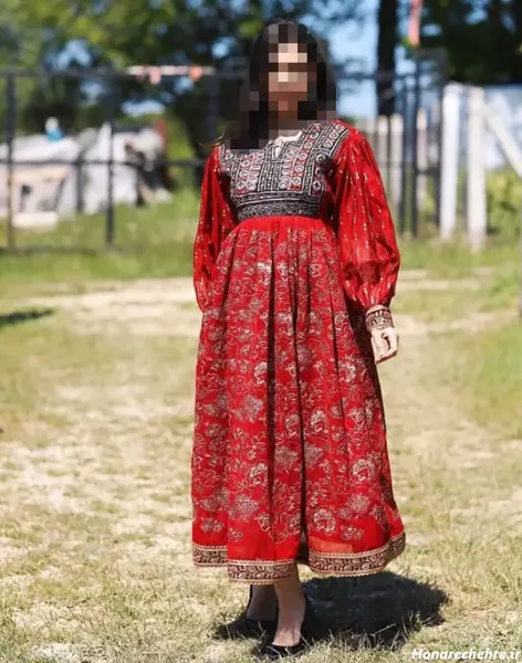 عکس مدل لباس مجلسی افغانی شیک