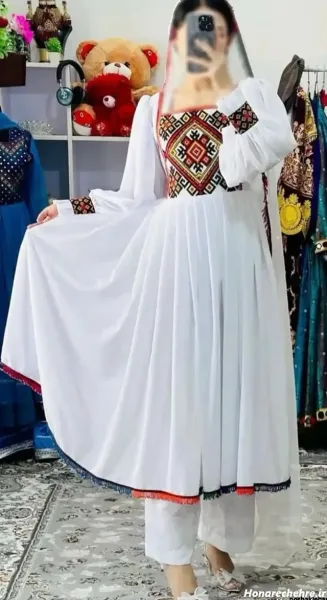 عکس مدل لباس مجلسی افغانی شیک