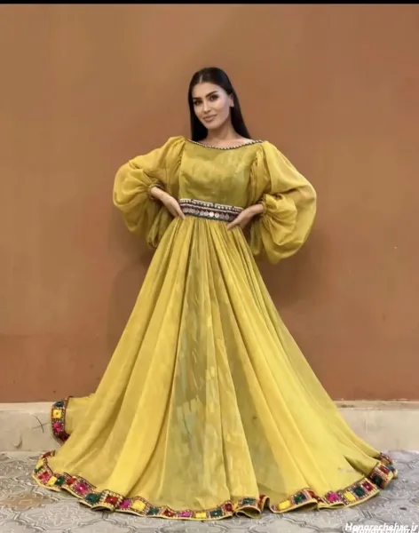 عکس مدل لباس مجلسی افغانی شیک