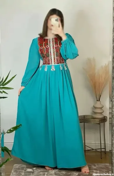 عکس مدل لباس مجلسی افغانی شیک