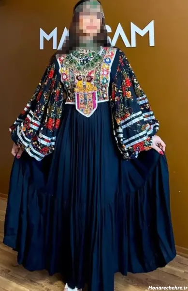 عکس مدل لباس مجلسی افغانی شیک