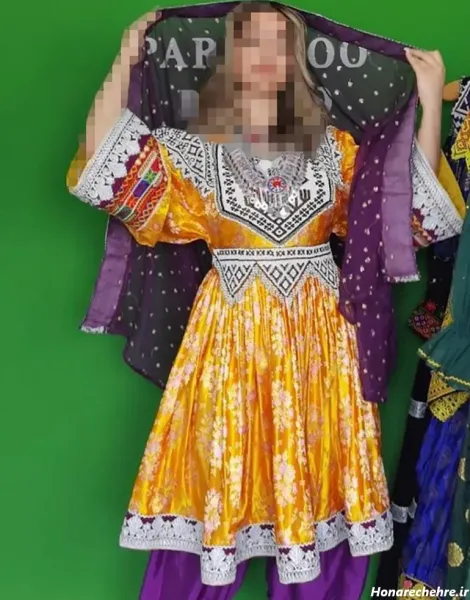 عکس مدل لباس مجلسی افغانی شیک