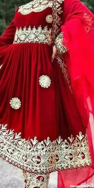 عکس مدل لباس مجلسی افغانی شیک
