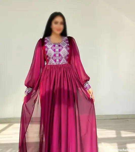 عکس مدل لباس مجلسی افغانی شیک
