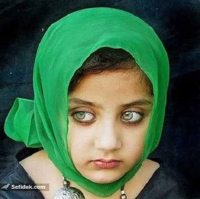 عکس دختر افغانی هزاره
