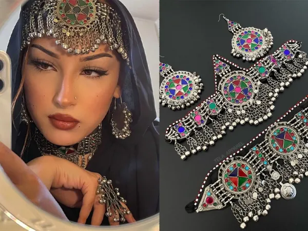 عکس دختر افغانی که زیباترین دختر ایران شد