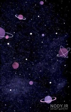  عکس کیوت بنفش دخترانه