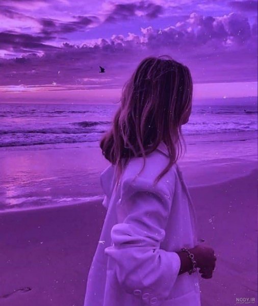  عکس کیوت بنفش دخترانه