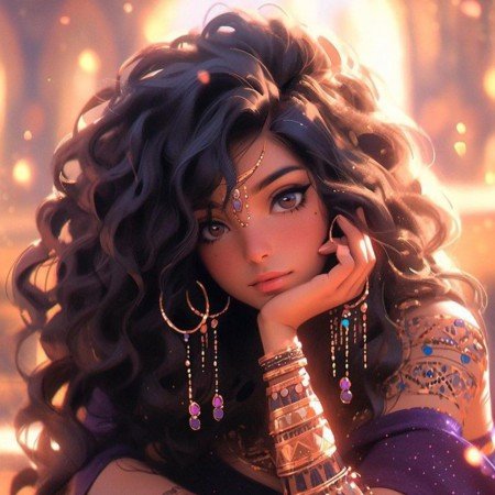  عکس دختر کارتونی خیلی زیبا