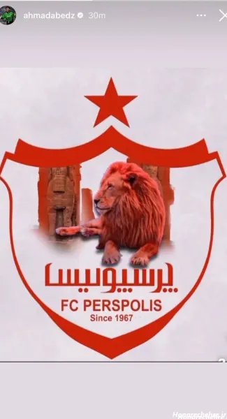  عکس پرسپولیس شیر خفن