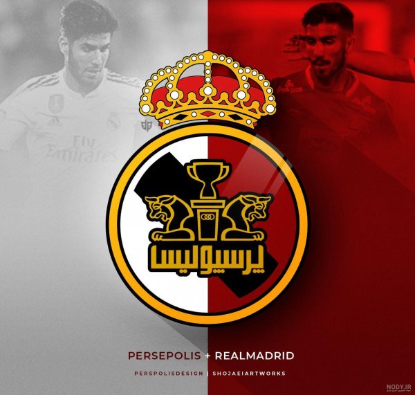  عکس لوگو پرسپولیس مشکی