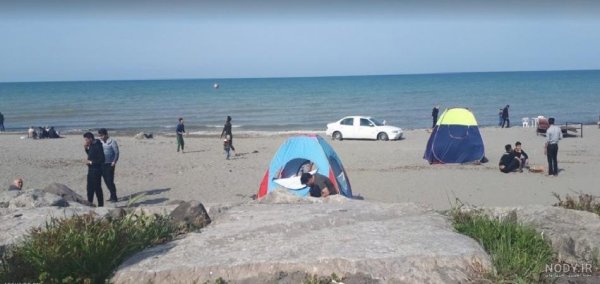 جاهای دیدنی چالوس در شب