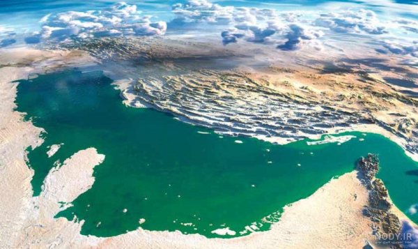  عکس دریای خلیج فارس در نقشه