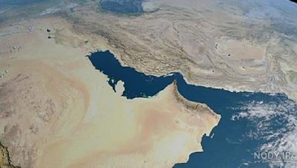  عکس دریای خلیج فارس از بالا
