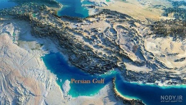  عکس دریای خلیج فارس از بالا
