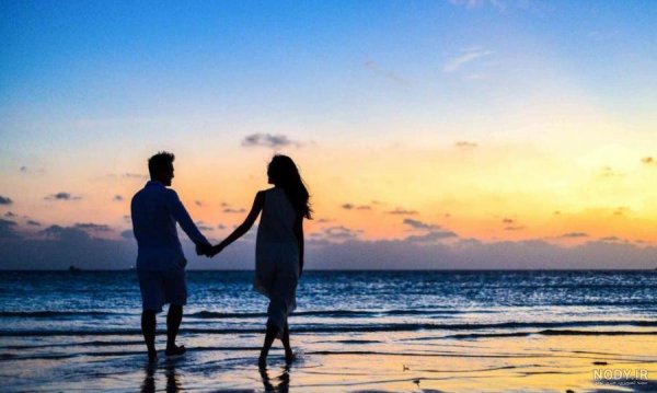  عکس دونفره کنار دریا عاشقانه