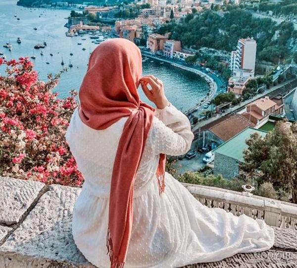  عکس دختر کنار دریا طبیعی
