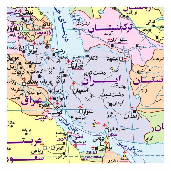  بزرگترین نقشه جهان