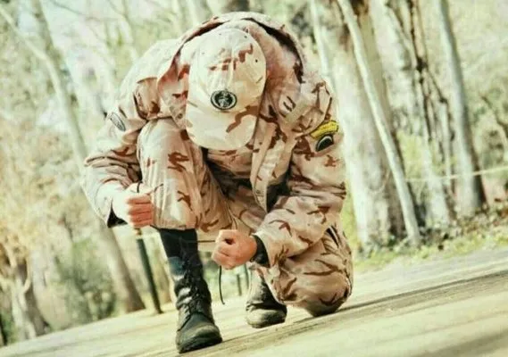  عکس پایان خدمت سربازی پسرم