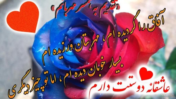 عکس فوق العاده زیبا برای تولد همسر